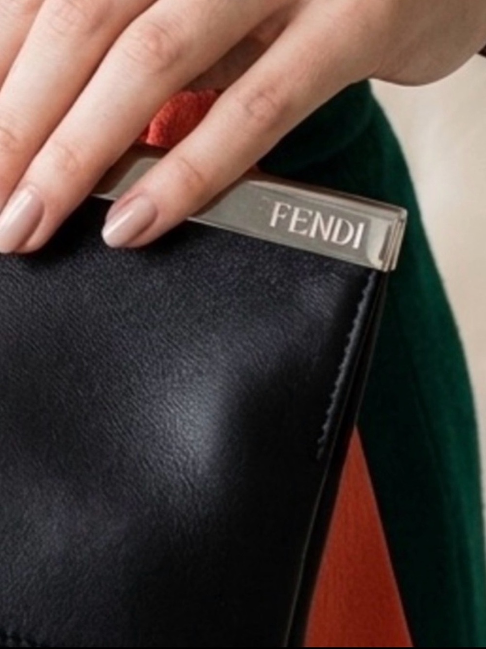Fendi Leather Pouch - Picture 1 of 8